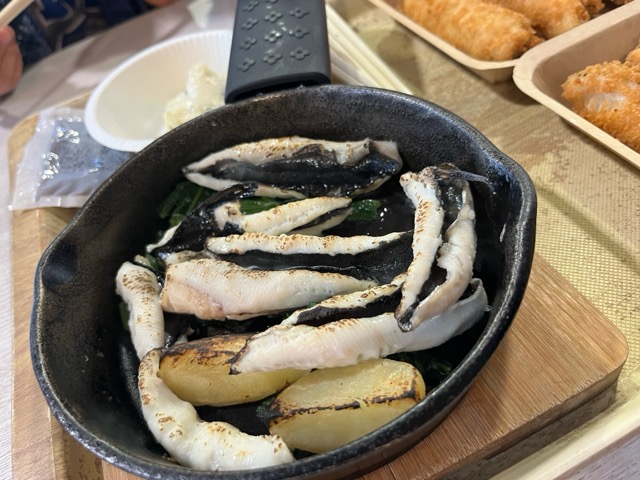 うみファームで釣った魚をグリルで