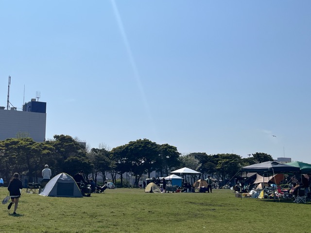 うみかぜ公園のバーベキュー