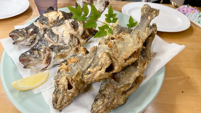 草柳園フィッシングセンターの食堂