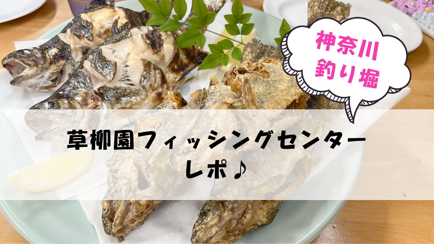 神奈川の釣り堀手ぶらOKの草柳園フィッシングセンター行ってきた♪